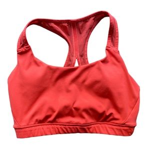 Athleta Orange Sports Bra Womens S